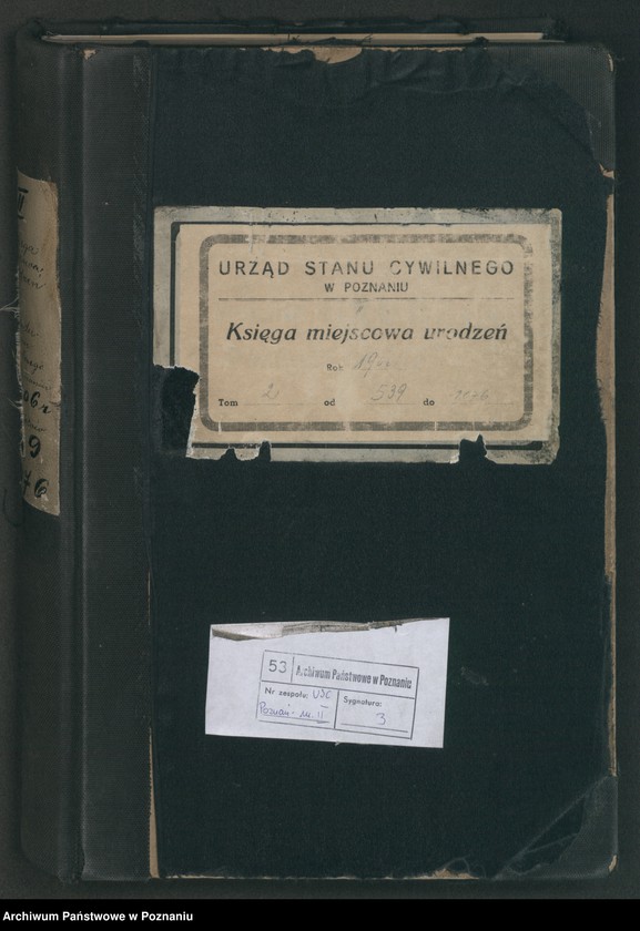 Obraz 2 z jednostki "Księga miejscowa urodzeń"