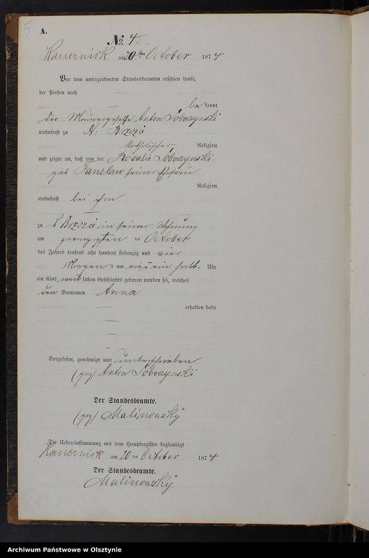 image.from.team "Urząd Stanu Cywilnego w Brzoziu Lubawskim pow. nowomiejski"
