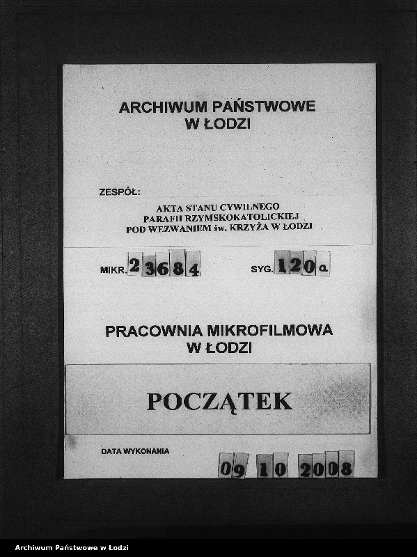 Obraz 1 z jednostki "Akta urodzeń"