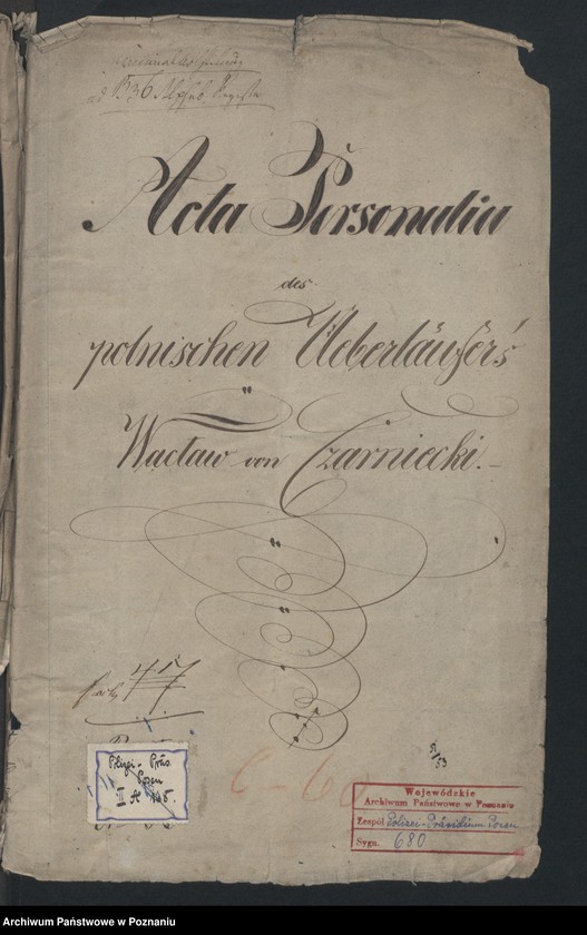 Obraz 2 z jednostki "A. betr. den Wirtschaftseleven Wacław von Czarniecki in Kaczkowo"