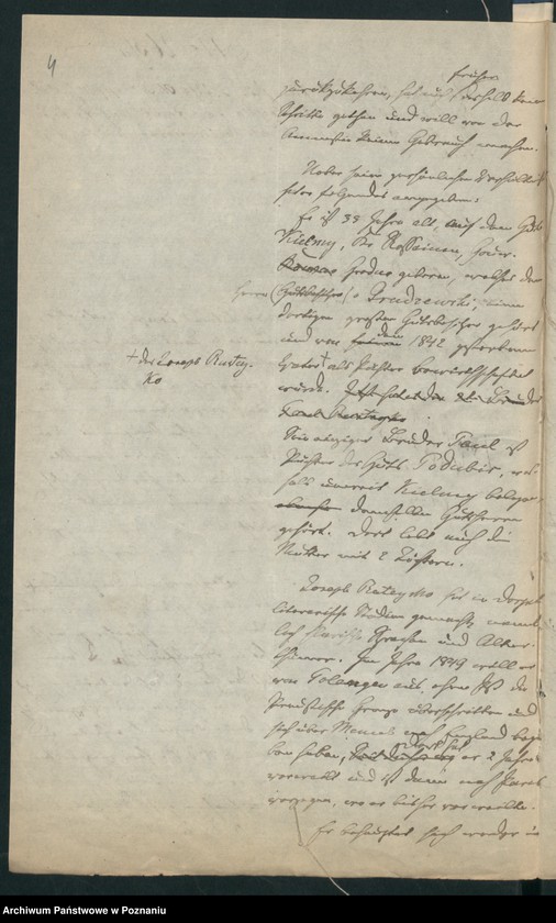 Obraz 9 z jednostki "A. betr. Josef Rusteyko, Bibliothekar des Grafen Johann Działyński"