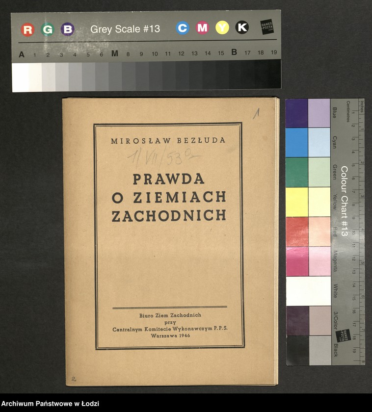 Obraz 2 z jednostki ""Życie Gospodarcze" (dwutygodnik - numer specjalny poświęcony gospodarstwu Ziem Odzyskanych), "Prawda o Ziemiach Zachodnich" -Mirosław Bezłuda"