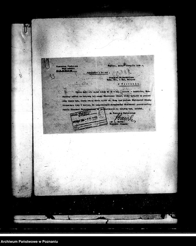 Obraz 19 z jednostki "Majątek Jankowo Ludwiniec powiatu mogileńskiego parcelacja"