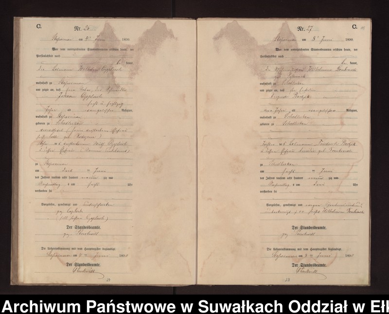 image.from.unit.number "Sterbe-Neben-Register des Preussischen Standes-Amtes Stasswinnen Kreis Loetzen"