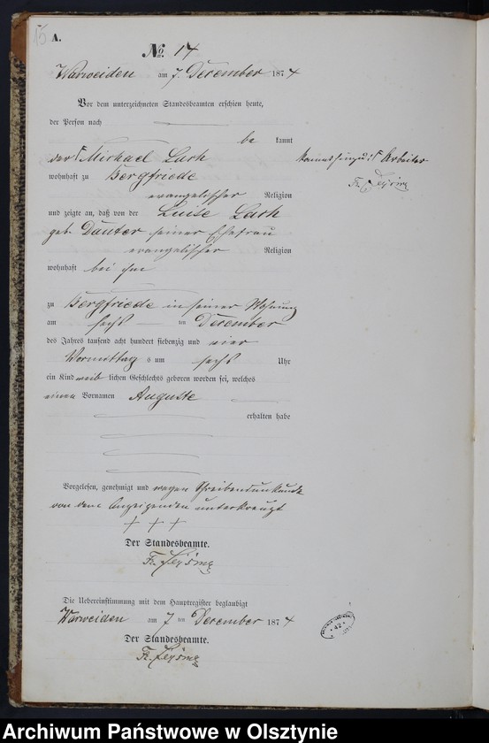 image.from.unit.number "Geburts-Neben-Register Nr 1 - 17"