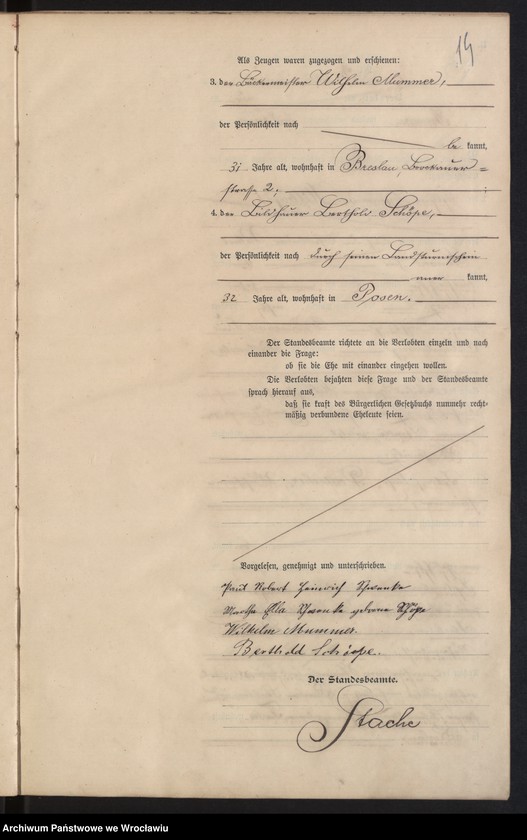 image.from.unit.number "Heiraths-Haupt-Register Breslau I 1904 Band 1"