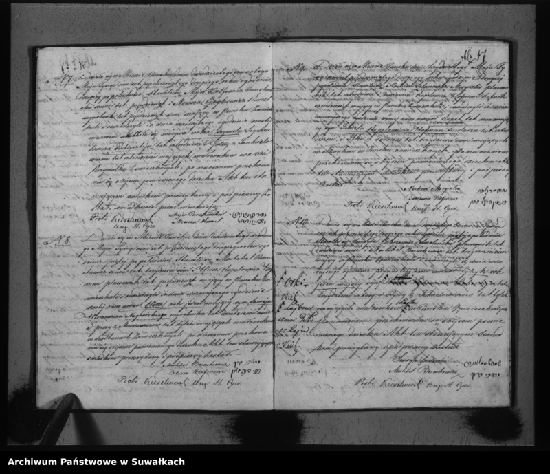 image.from.unit.number "Duplikat Akt Urodzonych, Zaślubionych i Umarłych Urzędnika Stanu Cywilnego Wyznania Moyżeszowego Okręgu Puńsk za r. 1852"