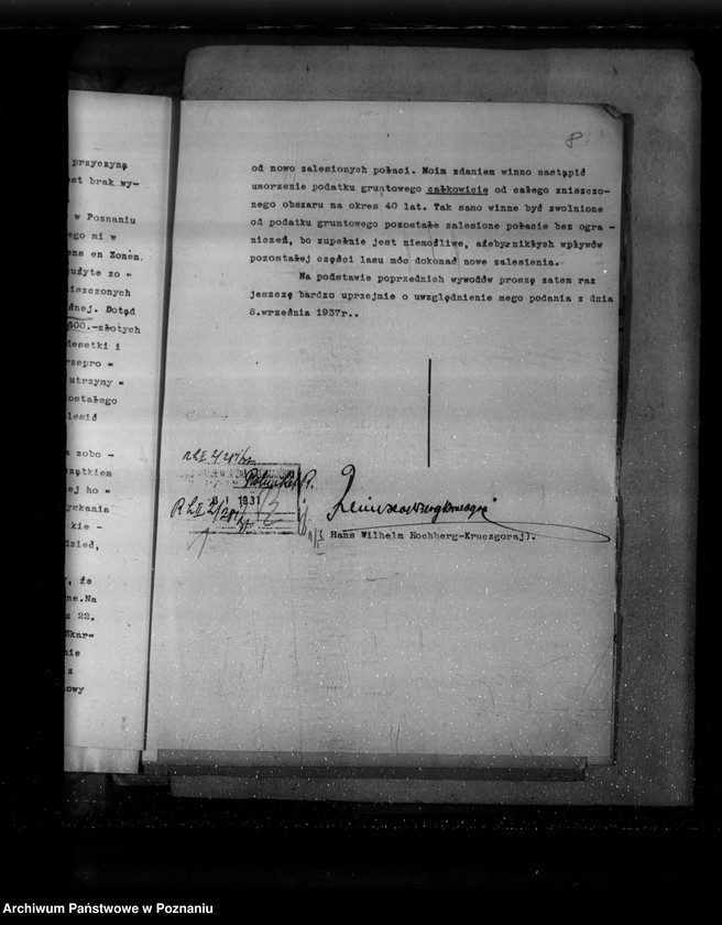 Obraz 14 z jednostki "Sprawa zalesienia majątku Krucz-Goraj"