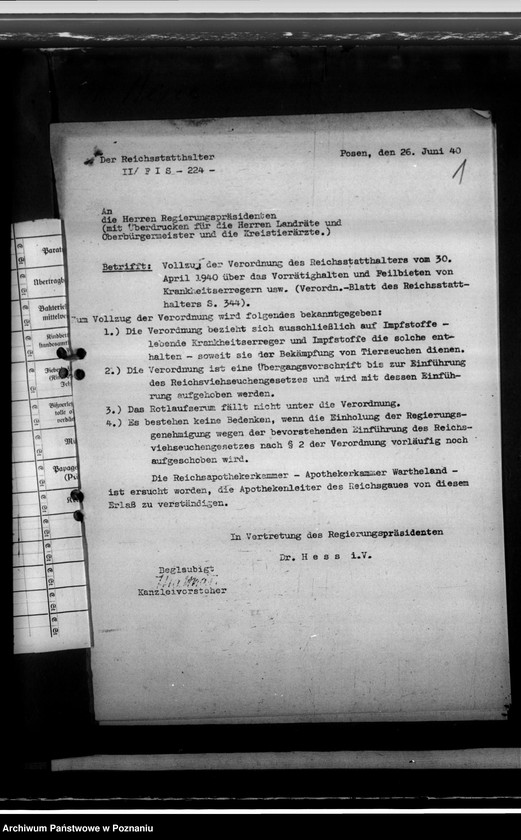 Obraz 5 z jednostki "Vorrätighalten von Krankheitserregern"