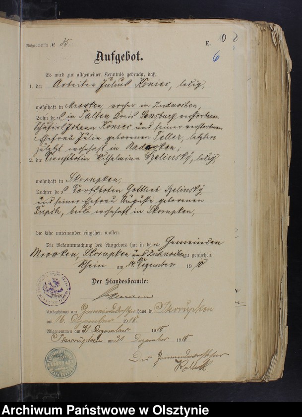 image.from.unit.number "Beläge zum Heirathsregister"