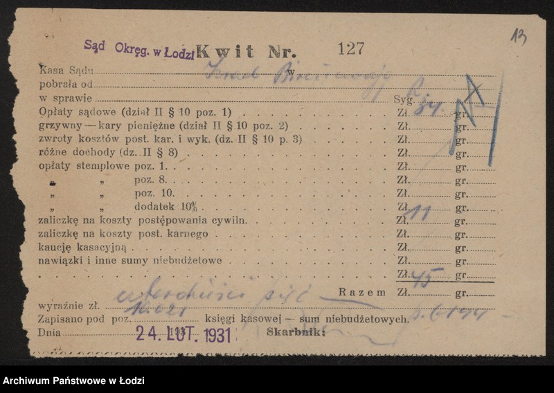 Obraz 15 z jednostki "Izrael Birencwajg- tkalnia wyrobów wełnianych"