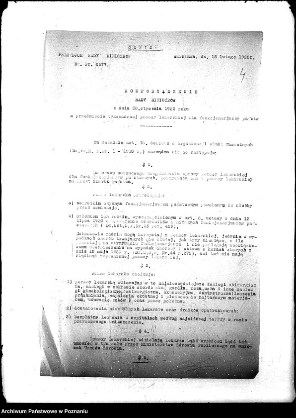 Obraz 8 z jednostki "Okólniki urzędu wojewódzkiego Ministerstwa b. Dzielnicy Pruskiej i innych ministerstw"