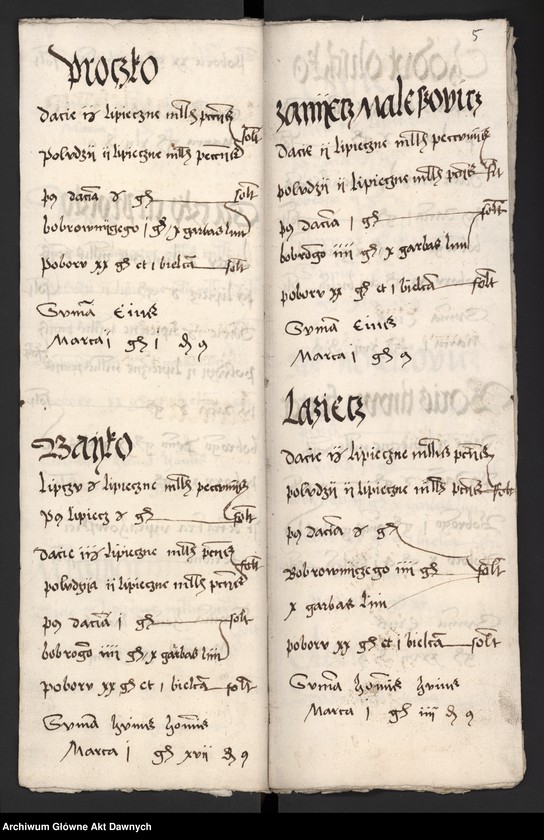 image.from.unit.number "Rejestry poborowe woj. bełskiego i ruskiego."