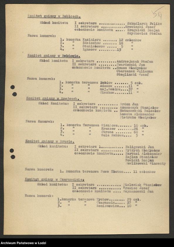 Obraz 10 z jednostki "Sprawozdania [z działalności i ankiety sprawozdawcze instruktora personalnego za lata 1945 - 1946]"