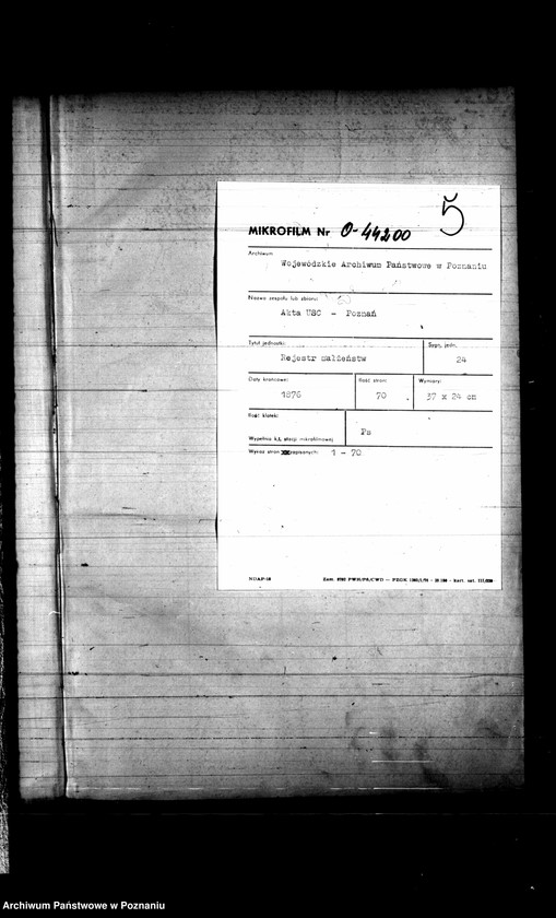 Obraz 3 z jednostki "Skorowidz nazwisk-akty małżeństwa"