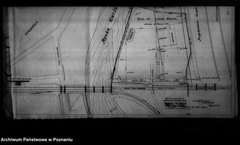 Obraz 6 z jednostki "Projekt budowy Elektrowni Miejskiej w Poznaniu plany sytuacyjne"