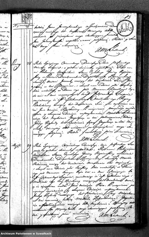 image.from.unit.number "Akta Urodzonychych Gminy Kopciowskiey od 1 Maia 1810 R."