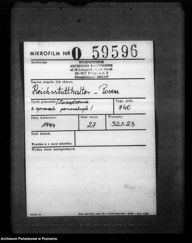 Obraz 2 z jednostki "Zarządzenia w sprawach personalnych"