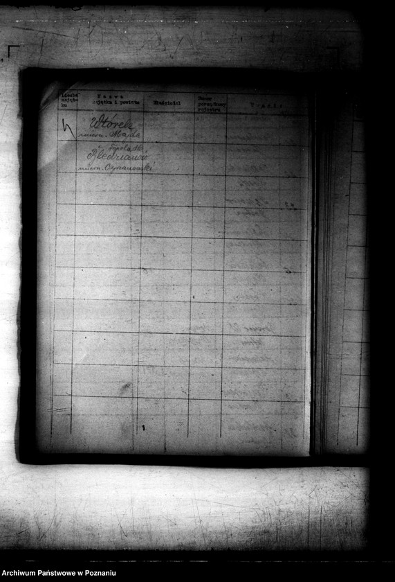 Obraz 8 z jednostki "RP rejestr 1 /Rejestr spraw parcelacji rządowej/"