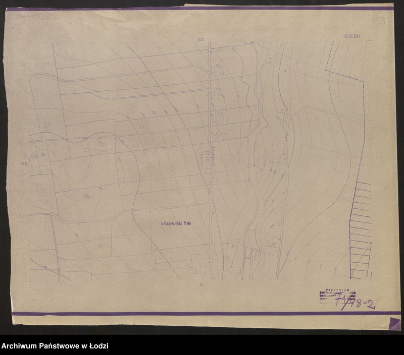 Obraz 2 z jednostki "Plan m. Łodzi 1:2000. Sekcja NW101"