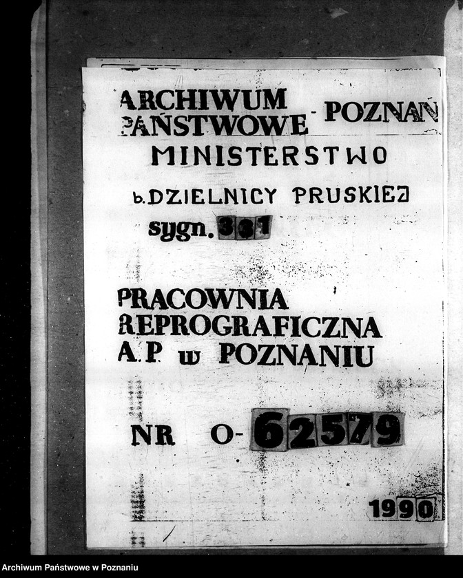 Obraz 1 z jednostki "Sprawy stadnin rozdział rządowych ogierów na stacjach"