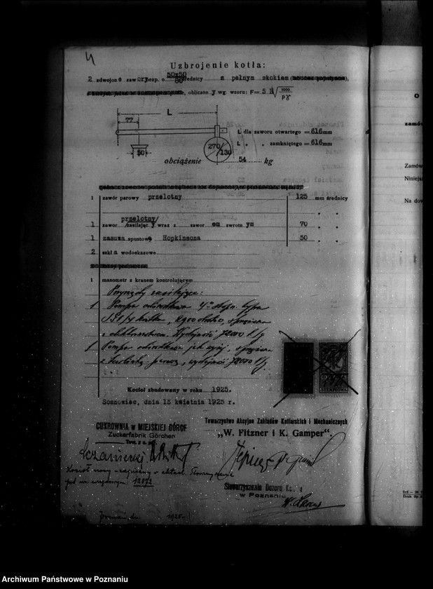 image.from.unit.number "Cukrownia w Miejskiej Górce powiat rawicki nr woj. kotła 5738"