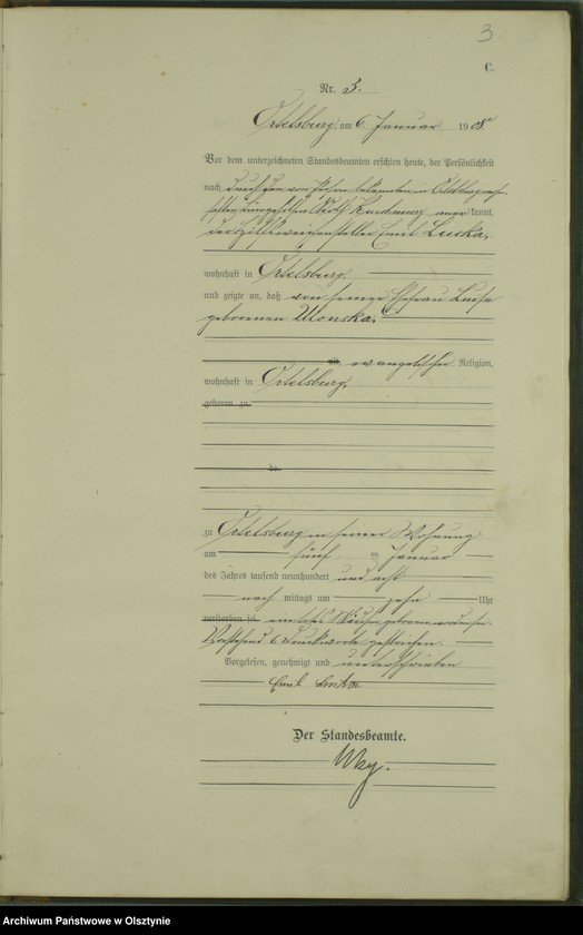 image.from.unit.number "Sterbe-Haupt-Register Nr 1 - 98"