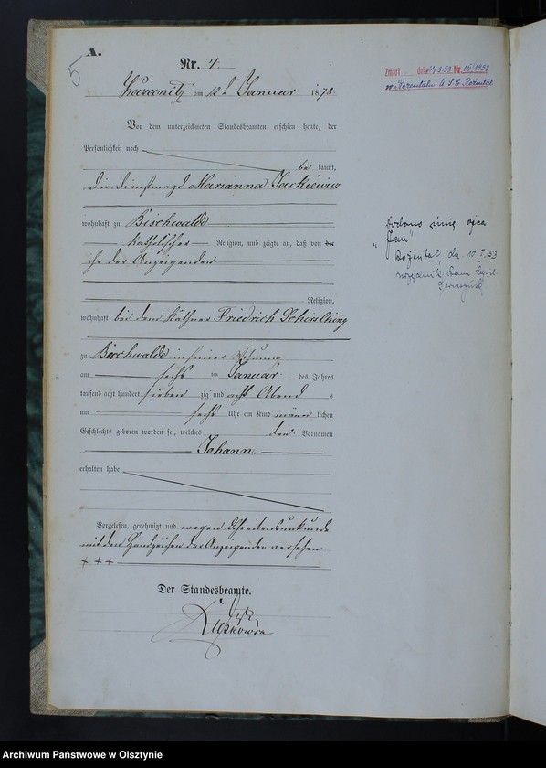 image.from.unit.number "Geburts-Haupt-Register Nr 1 - 77,1 - 88,1 - 81 i 1 - 69"