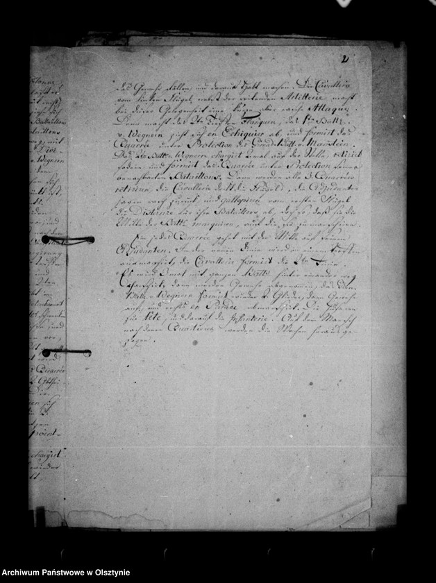 image.from.unit.number "/Papiers du Camp de Landau de Carl Fr. Lehndorff, Manöverbericht mit pro memorias/."