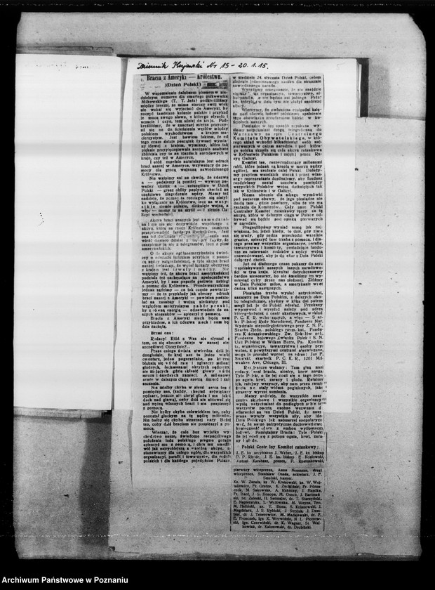 Obraz 10 z jednostki "Papież a Polska. Pomoc dla Polski [Wycinki prasowe]"