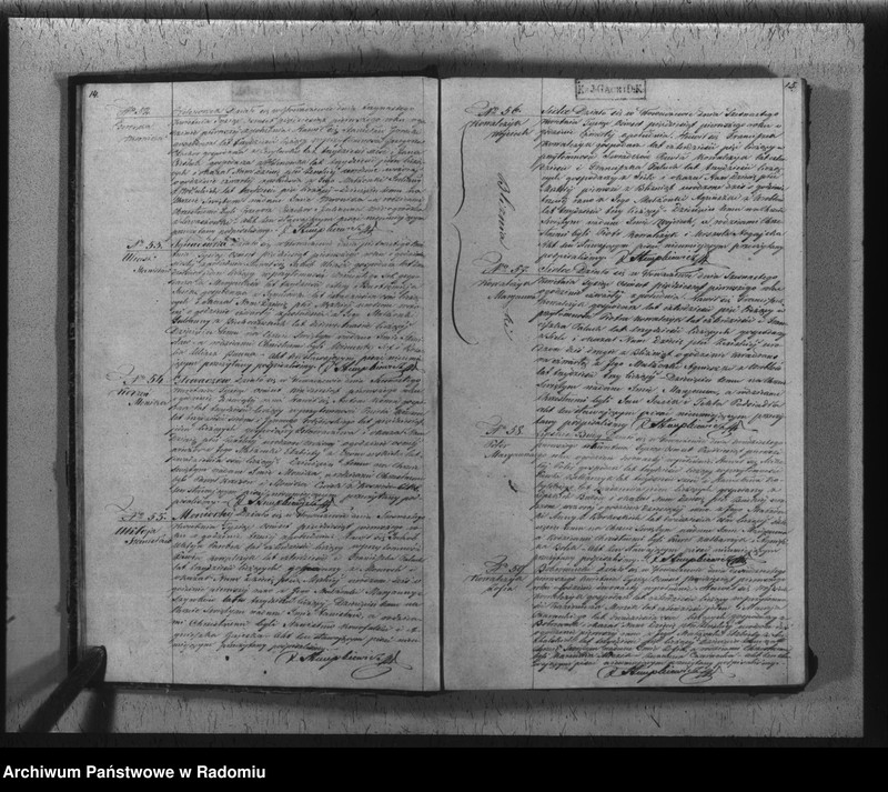 image.from.unit.number "Duplikat akt urodzonych, zaślubionych i zmarłych z parafii Głowaczów na rok 1851"