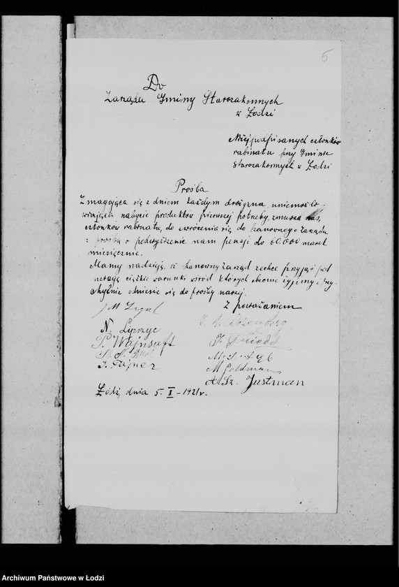 Obraz 8 z jednostki "Dotyczy rabinatu"