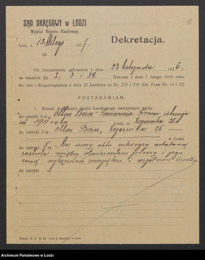 Obraz 13 z jednostki "Otton Bersz - piwiarnia"