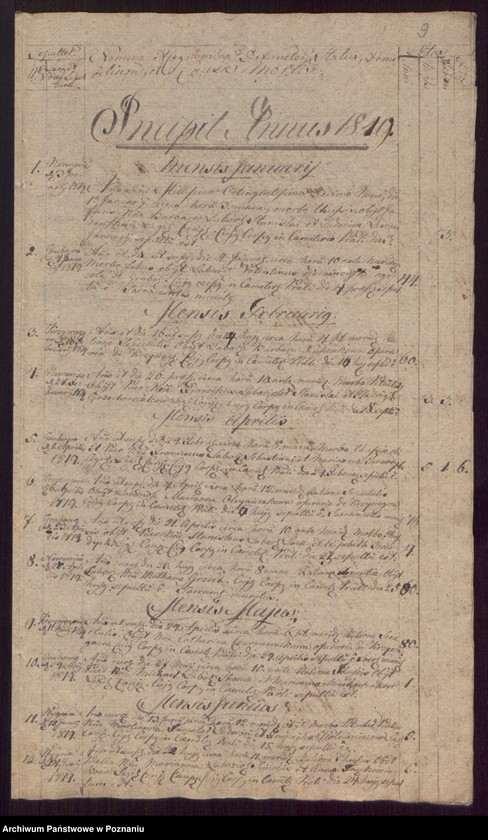 Obraz 8 z jednostki "Duplikaty Urodzonych, Zaślubionych i Zmarłych."