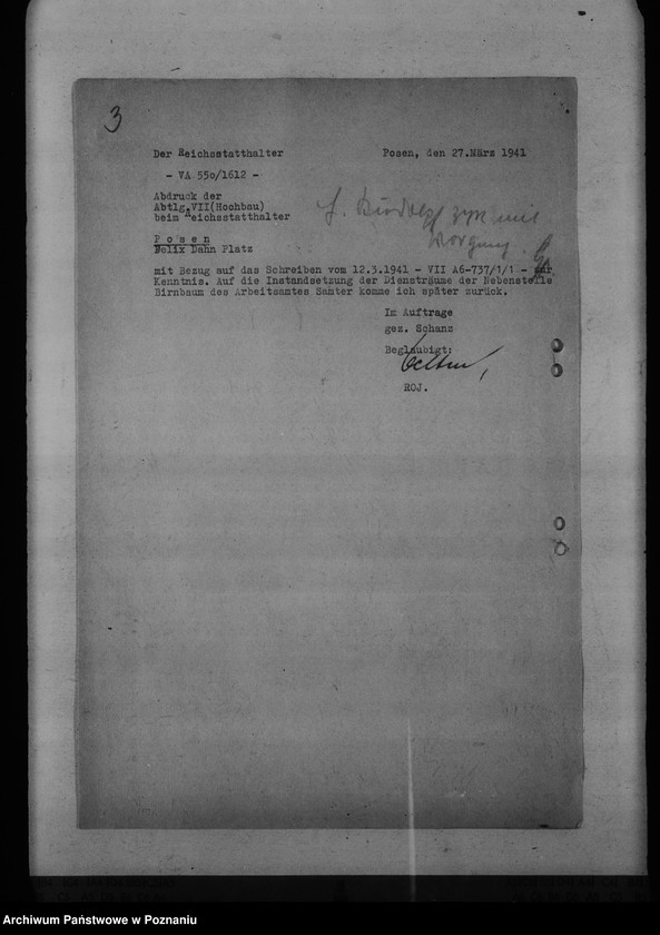 Obraz 7 z jednostki "Unterbringung der Arbeitsämter"