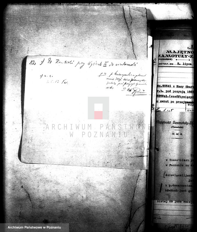 Obraz 16 z jednostki "Rewizje majątku państwowego Szamotuły-Zamek"