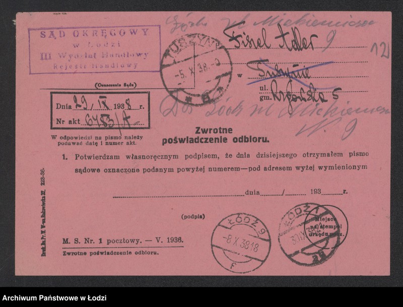 Obraz 14 z jednostki "Adler Fiszel- sprzedaż garderoby"