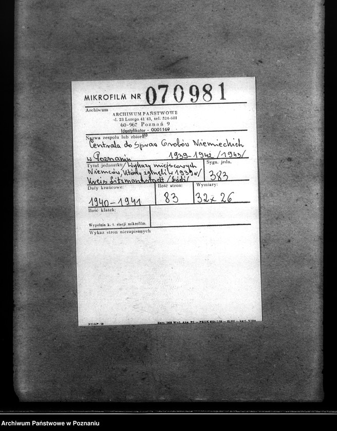 Obraz 2 z jednostki "Wykaz miejscowych Niemców, którzy zginęli w 1939 roku. Kreis Litzmannstadt (Łódź)"