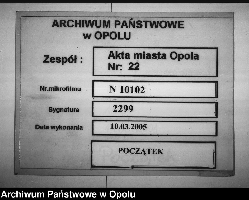 Obraz 1 z jednostki "Acta des Magistrats zu Oppeln betreffend die Ablösung der Fleischbank-Gerechtigkeit der Paul Kureck