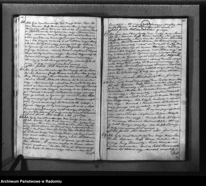 image.from.unit.number "Księga akt cywilnych gminy Głowaczew na rok 1819"