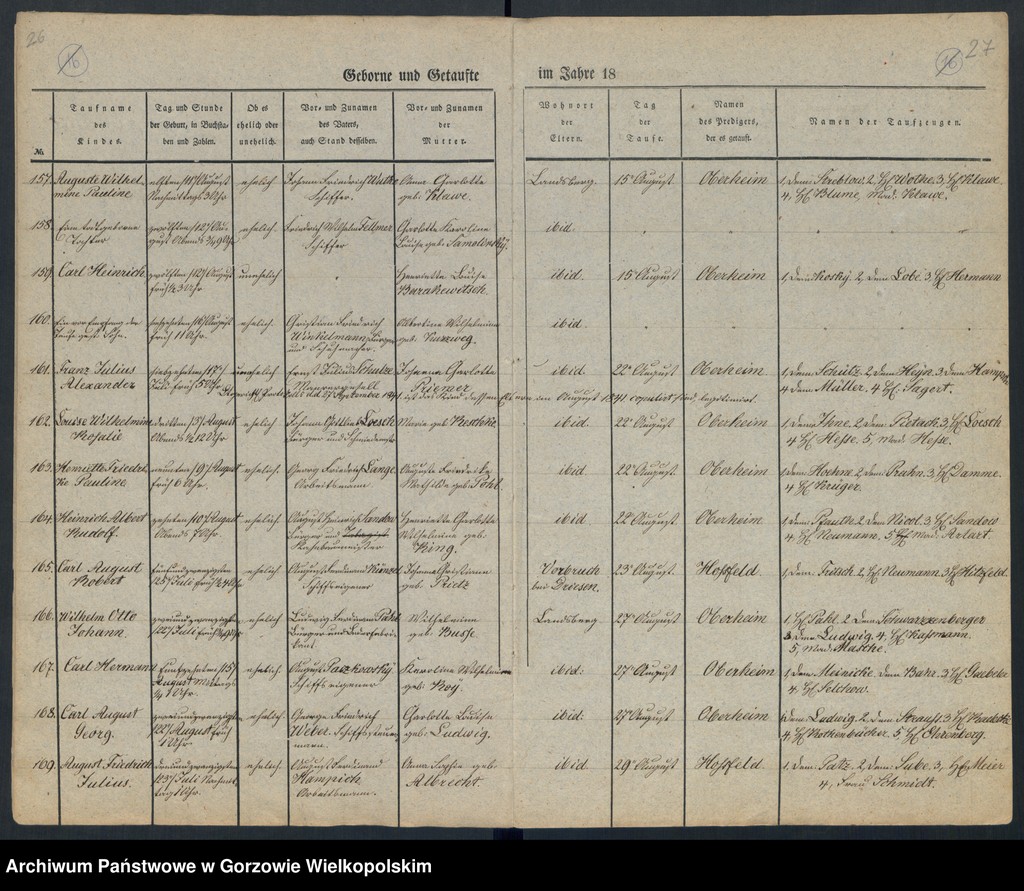 image.from.unit.number "Duplikate der Kirchenbücher von der Parochie der Hauptkirche zu Landsberg an der Warthe (zawiera także księgę zgonów Konkordien Kirche z 1841 r.)"