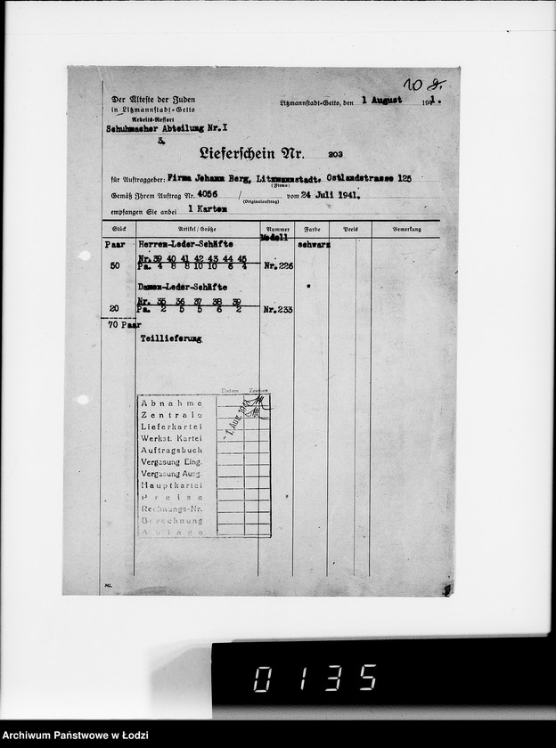 Obraz 14 z jednostki "J.Berg, O.Proppe L