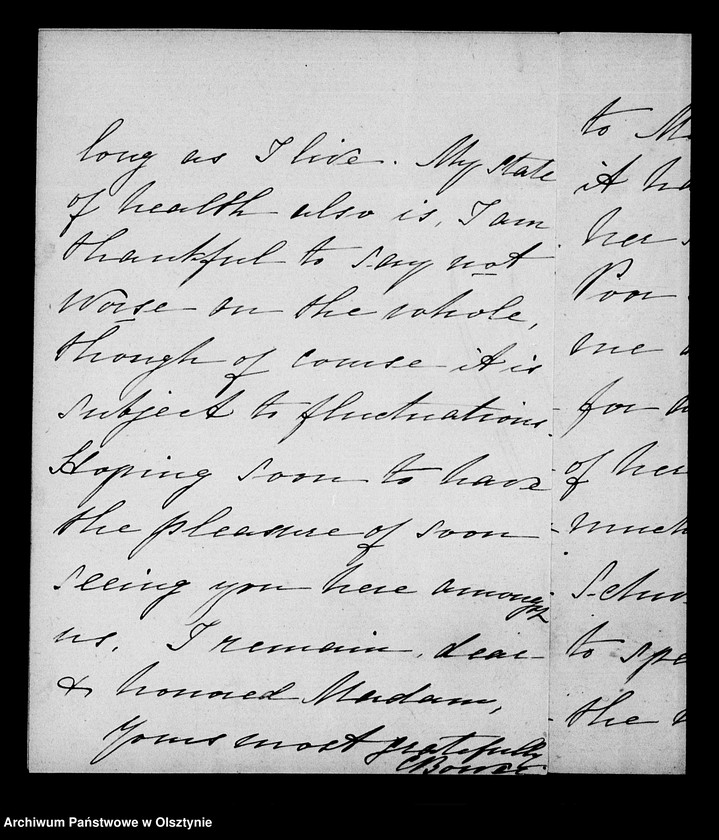 image.from.unit.number "/Eine englische Pensionärin des Lehndorffschen Siechenhauses in Angerburg, C. Border. an Anna Gfin Lehndorff geb. Hahn/"