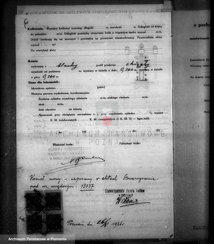 Obraz 10 z jednostki "Gospodarstwo rolne w Goraju pow. czarnkowski własność hr Hochberg później warsztat ślusarski P. Pietza w Obornikach nr woj. kotła 5236"