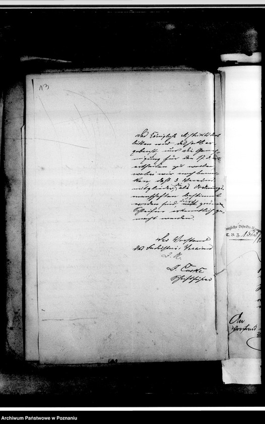 Obraz 17 z jednostki "Korespondencja urzędowa, listy członków, zawiadomienia o zebraniach, programy obchodów rocznic i innych uroczystości"