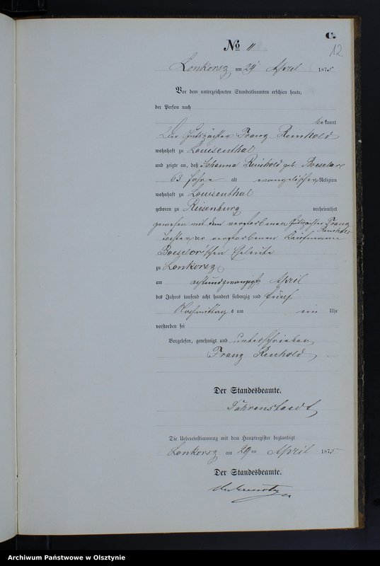 image.from.unit.number "Sterbe-Neben-Register Nr 1 - 58"