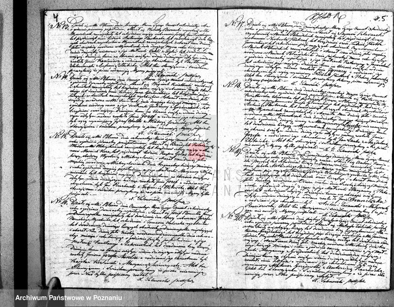 Obraz 4 z jednostki "Duplikat urodzonych, zaślubionych i zgonów"