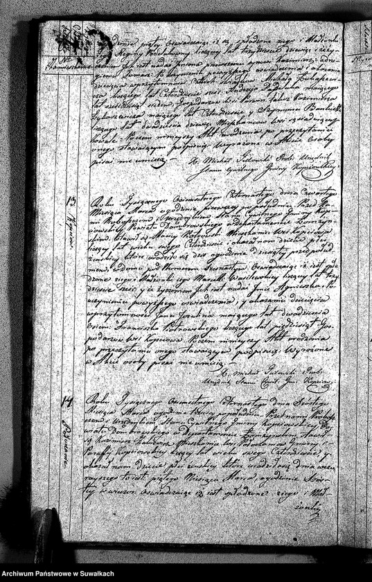Obraz 9 z jednostki "Akta Urodzonych Gminy Kopciowskiey od dnia 1-go Stycznia 1814 R. do ostatniego Grudnia 1814 R."