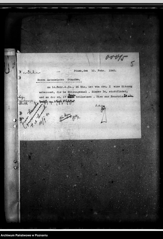 Obraz 9 z jednostki "Abteilungsleiterbesprechungen"