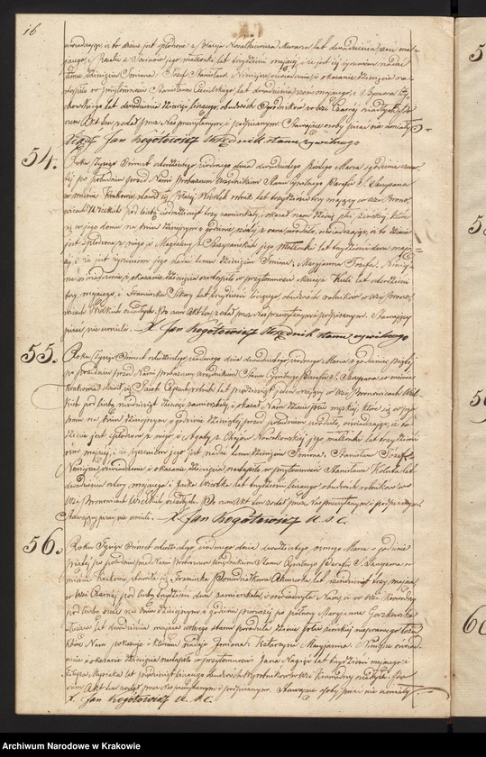 image.from.unit.number "Akta Urodzenia Uznania i Przysposobienia Parafii S. Szczepana w Krakowie na Piasku na rok 1847"